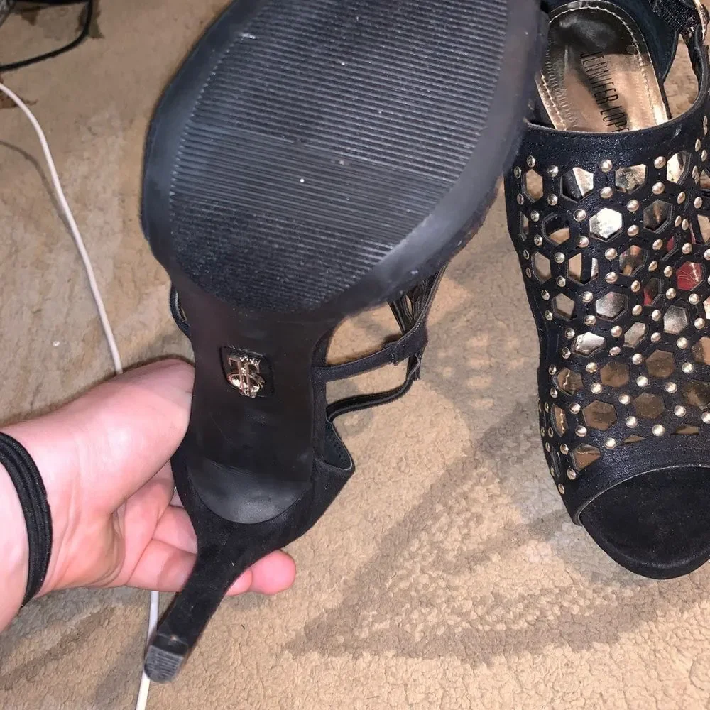 Jessica Lopez Cable Lace heels size 6.5